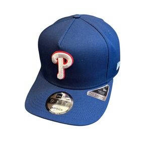 Philadelphia Phillies New Era 9FIFTY Snapback Hat Cap Blue 20th Anniversary New